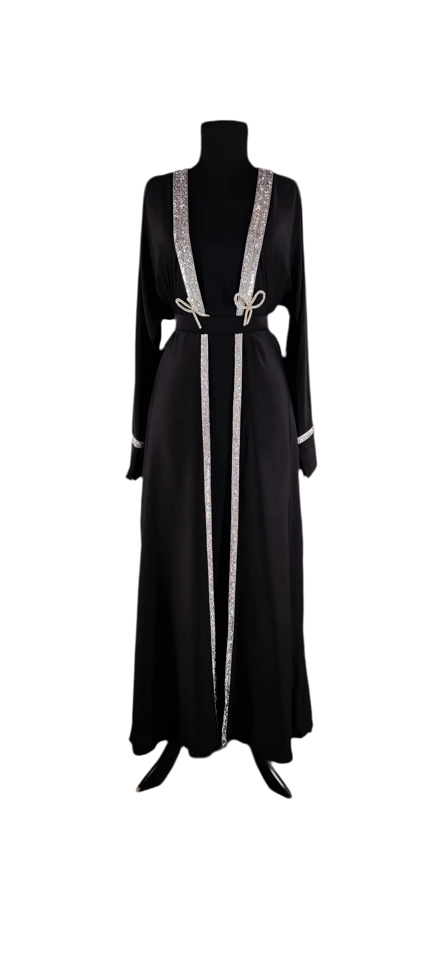 2PC BLACKSLVR CRY BOW ABAYA