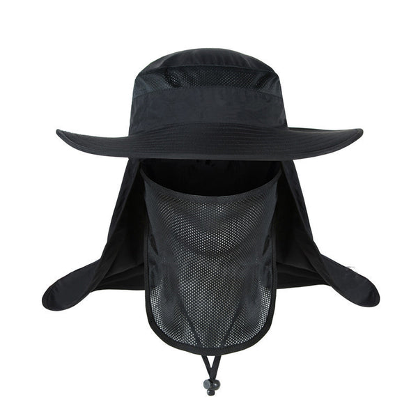 Wide Brim Hat with Veil
