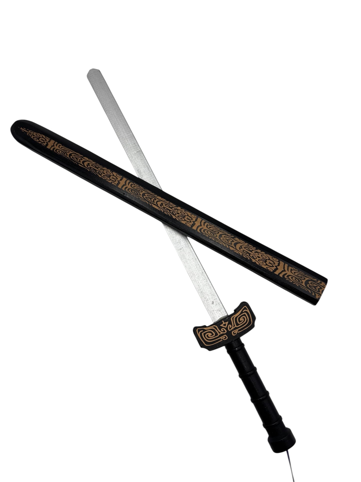 BLACK GOLD WOODEN SWORD