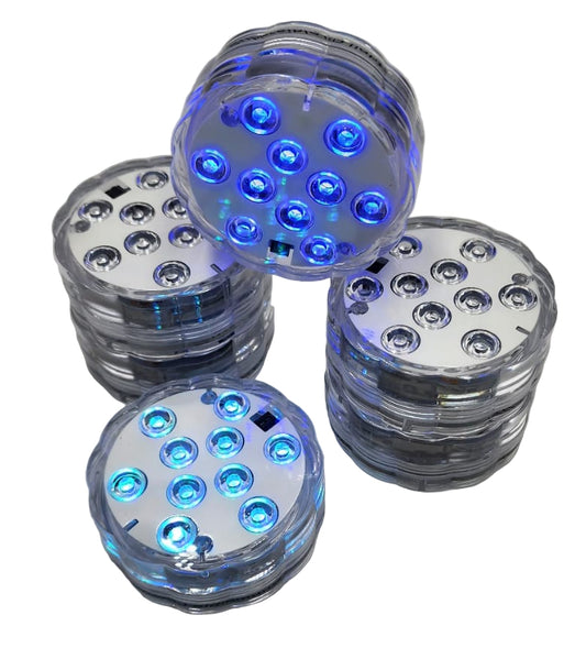 6 PK LED SUBMERSIBLE LIGHTS IP68